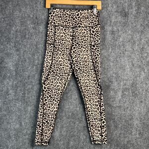 Ouges Leggings Womens Small Leopard Animal Print Stretch Exercise Workout‎